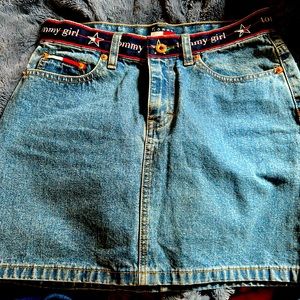 Tommy Girl Hilfiger Jeans Denim Mini Skirt size 5